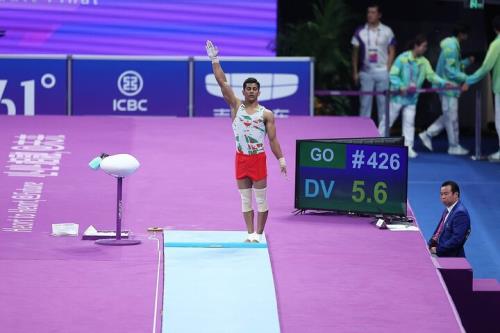 کسب نخستین مدال تاریخ ژیمناستیک ایران در بازیهایی آسیایی هانگژو