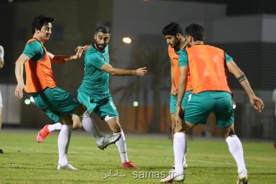 تیم ملی فوتبال ایران تنها سه روز با تمام بازیکنان تمرین می کند