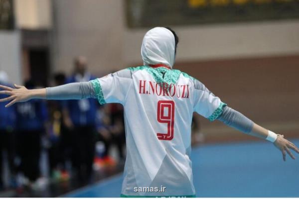 اولین پیروزی هندبالیست های ایرانی در مسابقات قهرمانی زنان آسیا