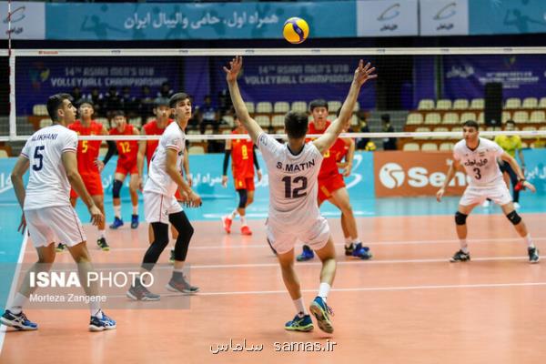 صعود تیم ملی والیبال نوجوانان ایران به فینال آسیا