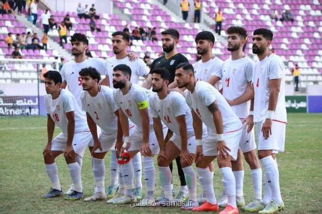 حریفان تیم فوتبال امید ایران در بازیهای آسیایی هانگژو مشخص شدند
