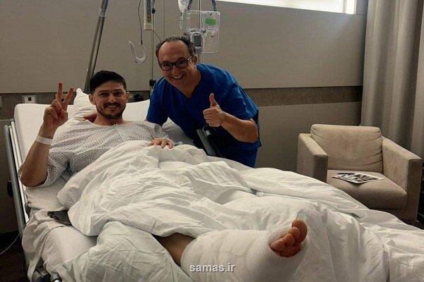 عمل جراحی سردار آزمون انجام شد زمان دوری از فوتبال مشخص شد