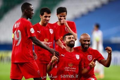 پیروزی الدحیل مقابل شارجه در شب گلزنی رضاییان