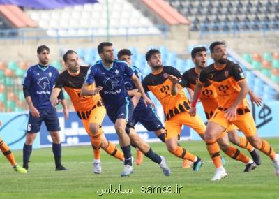 توقف ذوب آهن مقابل نفت و باخت نساجی با جلالی